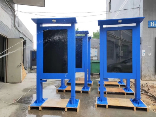 55inch Capacitive Touch Screen Kiosk 1920x1080 Resolusi 400CD Kecerahan