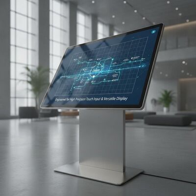 Keakuratan Sentuh 2mm Produk Digital Signage Interaktif yang dirancang untuk input sentuh presisi tinggi dan opsi tampilan serbaguna di tempat umum