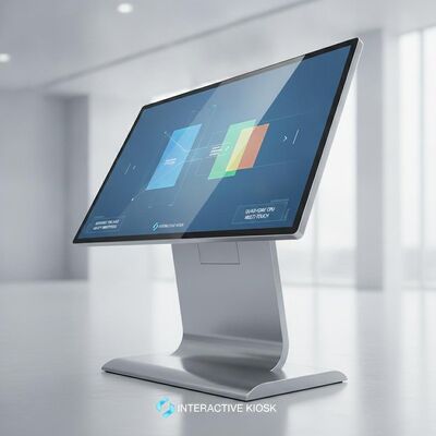 Waktu Respons 8 Ms Multi Touch Digital Signage Menawarkan CPU Quad-core dan Kecerahan 400 Cd m2 Sempurna untuk Kios Interaktif