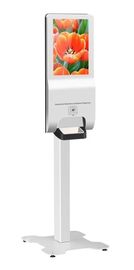 22 Inch Kios Layar Sentuh Monitor Inframerah Induksi Disinfektan Dispenser