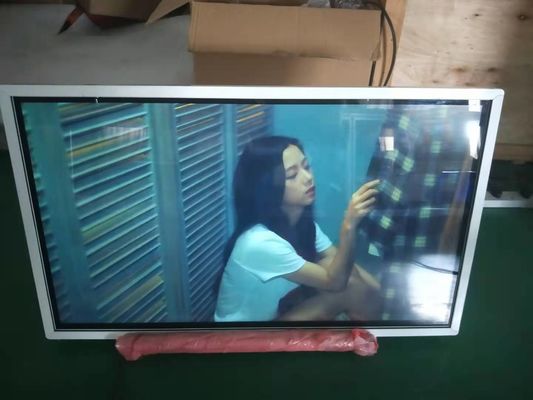signage digital lift super ramping putih cerah 42 inci Layar Sentuh mall medis indoor