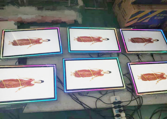 AC100V 6ms 300cd / m2 Wall Mounted Lcd Screen Dengan Digital Signage