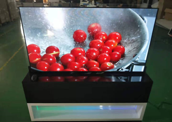 1920x1080 Transparan Oled Display Digital Signage 400cd / m2