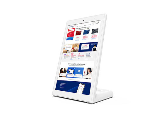 10 Inch 1920 * 1080 200cd / m2 Dinding Mount Digital Signage 20W