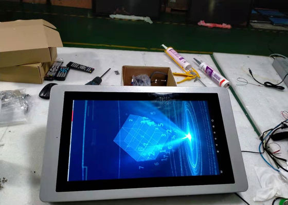 Digital Signage AC240V 1500nits Wall Mounted 32 Inch 0.3kW Layar Sentuh
