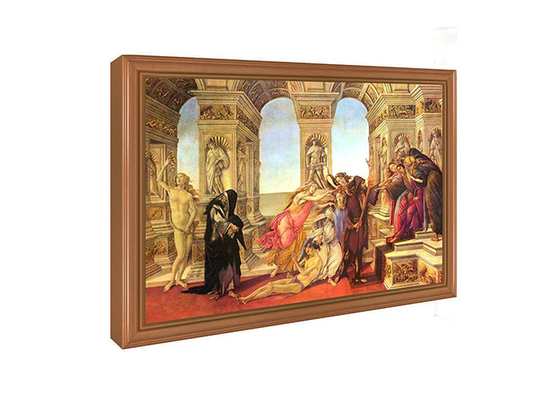 Elevator Android Advertising Media Player Bingkai Foto Digital NFT Art 32 Inch