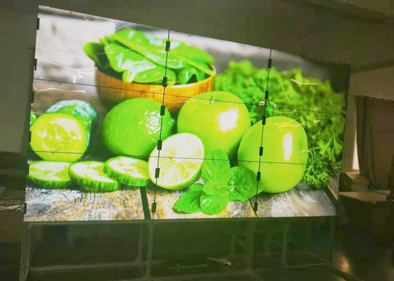 65 Inch 1.8mm Layar LCD Bezel Sempit PAL Splicing LCD Video Wall